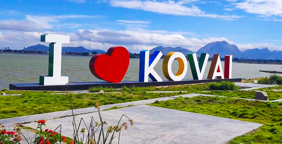 I Love Kovai landmark at Valankulam Lake Coimbatore